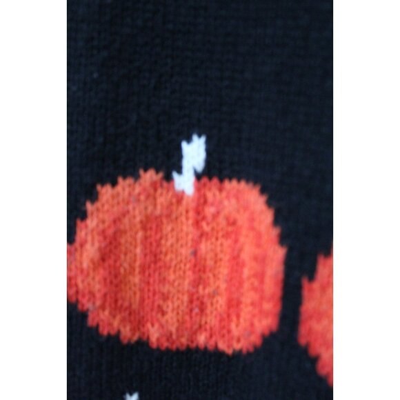 VTG Marisa Cristina Halloween Pumpkin Cardigan Sweater Diamonds Size Small - Picture 4 of 9